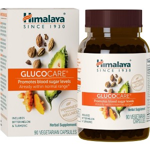 Himalaya GlucoCare for Balanced Blood Sugar Support, 626 mg, 90 Capsules - 1 of 4