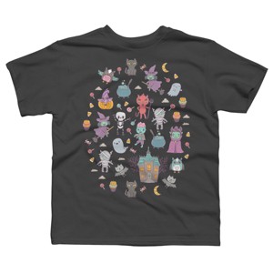 Boy's Design By Humans Cute Halloween By kostolom3000 T-Shirt - 1 of 2