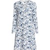 Lands' End Women's Cotton Interlock Long Sleeve Above the Knee Nightgown - 3 of 3