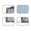 Gulches Outdoor storage sheds 4FTx6FT Apex roof ,Tool Shed with All-Weather Design ,White+Yellow - 4 of 4