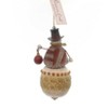 Jim Shore 5.0 Inch Snowman Holding Ornament Tree Ornament , River's End Hanging Ornament (PC) - 2 of 2