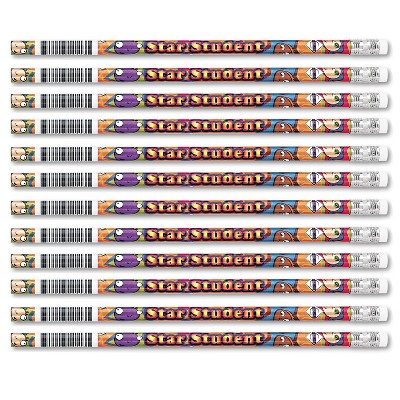 Moon Products Star Student Pencils, 12 Per Pack, 12 Packs
