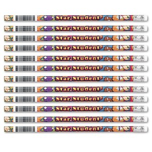 Moon Products Star Student Pencils, 12 Per Pack, 12 Packs - 1 of 3