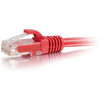 C2G-5ft Cat6 Snagless Crossover Unshielded (UTP) Network Patch Cable - Red - Category 6 for Network Device - RJ-45 Male - RJ-45 Male - Crossover - 5ft