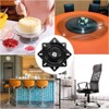 Unique Bargains 360 Degree Rotation Bar Stool Seat Replacement Swivel Plate - 3 of 3