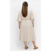 CITY CHIC | Women's Plus Size  Dahlia Dress - natural - 18W - 3 of 4