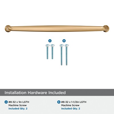 Champagne Bronze 10-1/16 inch Modern Cabinet Pull