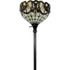 Amora Lighting Tiffany Style Torchiere Floor Lamp 72" Tall - 3 of 4