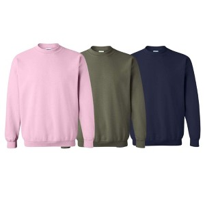 EG PRO Men Fleece Sweatshirts Women Thermal Crewneck Pullovers - 3 Pack S-5XL - 1 of 2