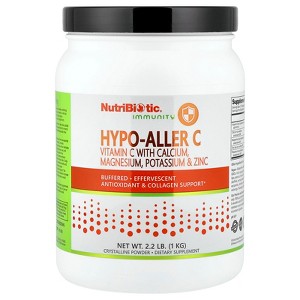 NutriBiotic Immunity, Hypo-Aller C, Vitamin C with Calcium, Magnesium, Potassium & Zinc, 2.2 lb (1 kg) - 1 of 4