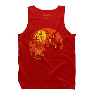 Men's Design By Humans Funny Dachshund Dog Lovers Gifts Halloween Party Costume Gift By lukesstore Tank Top - 1 of 3