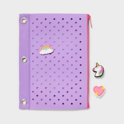 Silicone Charm Binder Pencil Pouch - up&up™