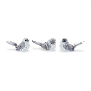 Feathered Bird Shelf Sitter (Set of 12) - 1 of 4