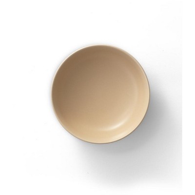 Beige 30oz Stoneware Pasta and Salad Bowls Set of 4