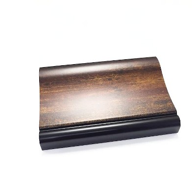 Antiqued Bronze and Black Polystyrene Rectangular Wall Frame