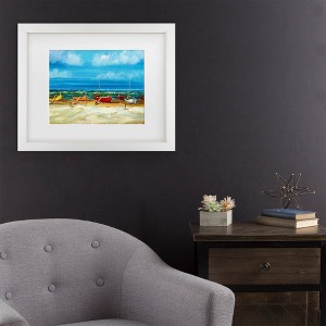 Trademark Fine Art Masters Fine Art Before The Storm Matted Framed Art - 1 of 4