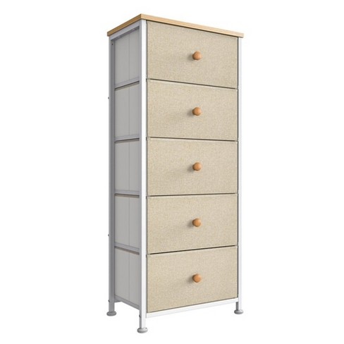 REAHOME 4 Drawer Vertical Storage Organizer Narrow Tower Dresser