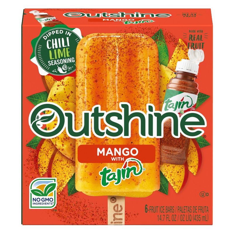 Outshine Mango with Tajin Frozen Fruit Bar - 6ct, 1 of 13