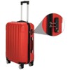 Karl Home 3in1 Multifunctional Large Capacity Traveling Storage Suitcase Luggage Set Red - 4 of 4