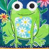 Welcome Friends Frog  Burlap Garden Flag - 3 of 3