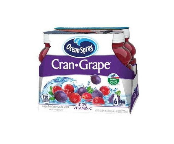 Ocean Spray Cran-Grape Juice Drink - 6pk/10 fl oz Bottles