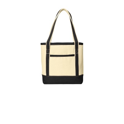 Port Authority Medium Cotton Canvas Nautical Tote Bag