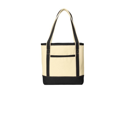 Lightweight Tote Bag with Contrast Handles