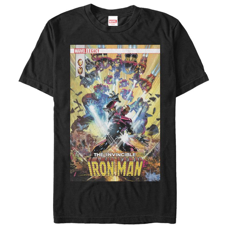 Men's Marvel Legacy Iron Man T-Shirt, 1 of 5