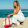 Lands' End Zip Top Canvas Tote Bag - 3 of 4