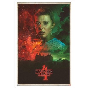 Trends International Netflix Stranger Things: Season 4 - Eleven One Sheet Framed Wall Poster Prints - 1 of 4