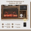 LACOO 58" High Center Modern TV Stand with Electric Fireplace - 4 of 4