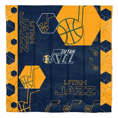 NBA Utah Jazz Hexagon Comforter Set - Thumbnail 2