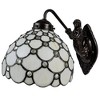 Amora Lighting Tiffany Style Wall Lamp 8 Inch Wide - 4 of 4