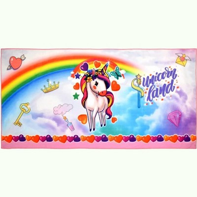 Afro Unicorn Standard Beach Towel : Target