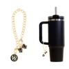 Unique Bargains Round Bow Water Cup Pendant 1 Pc - 3 of 4