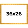 PosterPalooza | 36x26 Bamboo Picture Frame, UV Acrylic, 4 Finishes - Brown, Black, Gold, and Natural - 2 of 4