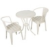 3pc Metal Dining Set Chat Set Colmar-Christopher Knight Home - 2 of 4