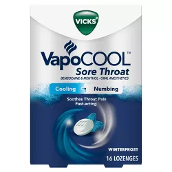 Vicks VapoCOOL Sore Throat Lozenges - 16ct