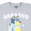 Seven Times Six Bluey Shirt Mens Why Should I Care Unicorse Adult Short Sleeve T-Shirt Grey - 3 of 3