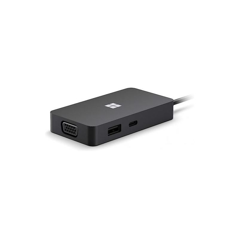Microsoft Surface USB-C Travel Hub for Business - USB Type C Connector - 1 x USB-A Port & 1 x USB-C Port - 1 x HDMI & 1 x VGA - 1 x Network (RJ-45), 1 of 6