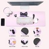 Wikineon Gaming Mouse Pad, Large Mouse Pad, Non-Slip 4mm Laptop Gaming Desk Pad, Waterproof Desk Pad for Gaming, Office and Home (31.49'' x 11.8'') - 4 of 4