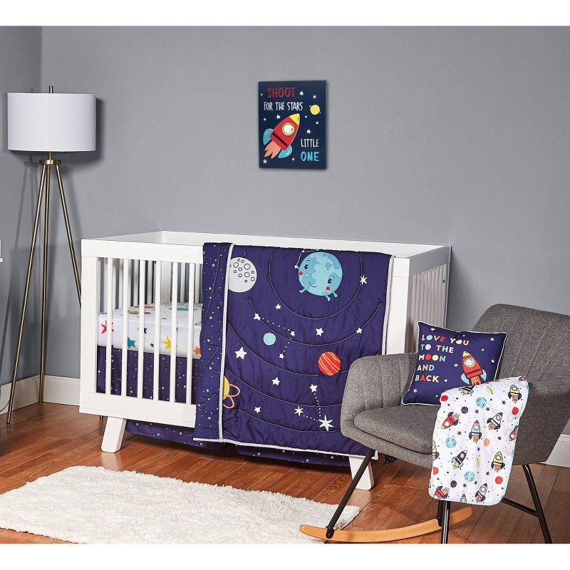 Fisher-Price Space Explorer Wall Art - Navy, 4 of 5