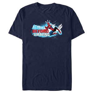 Men's Spider-Man: Beyond Amazing Swing Pose T-Shirt - 1 of 4