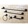 Kingston Brass 18"/24" Naples Towel Bar Bathroom Accessory Set Oil Rubbed Bronze : Microfiber, Machine Washable, Non-Slip Backing - 2 of 3