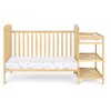 PAGED 3 in 1 Crib Wooden Convertible Baby Bed Frame with Panel, Adjustable Mattress Heights for Bedroom - 4 of 4