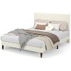 Acekool Upholstered Platform Bed Frame with Fabric Headboard, Wooden and Metal Slat Support, Non-Slip, Noise-Free Design, No Box Spring Needed. - 2 of 4