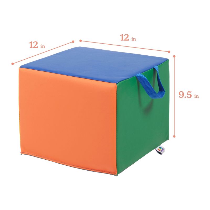 ECR4Kids SoftZone Cozy Cubes, Flexible Foam Seating, 3 of 15