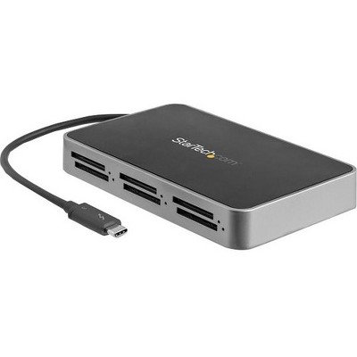 StarTech.com 6-Slot Thunderbolt 3 SD Card Reader - Portable - SD / SDHC / SDXC - SD 4.0 UHS-II - TAA Compliant
