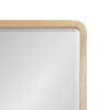 Kate and Laurel McLean Wood Radius Rectangle Wall Mirror, 24x30, Natural - 2 of 4