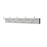Rev-A-Shelf 12" Pull Out Closet Organization Rack for Belts, Ties and Scarves, Accessories Storage Hanger with Mounting Hardware, Chrome, BRC-12CR